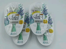 4 Bic Soleil escape 3 Blades Lavender Women's Disposable Razors, 16 Count