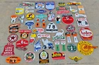 Lot of 50 Porcelain Enamel Signs – Mixed Designs, Vintage Style, single sided