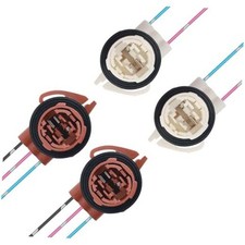 Turn Signal Socket   Tail Light Socket,3156 3157 Bulb Sockets with Tail 4PCS