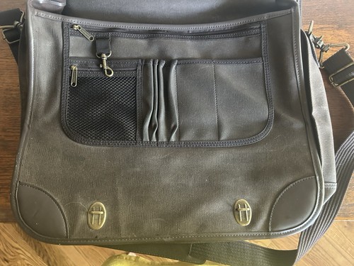 Gemline Chocolate Messenger Bag Briefcase Tote - Picture 6 of 14
