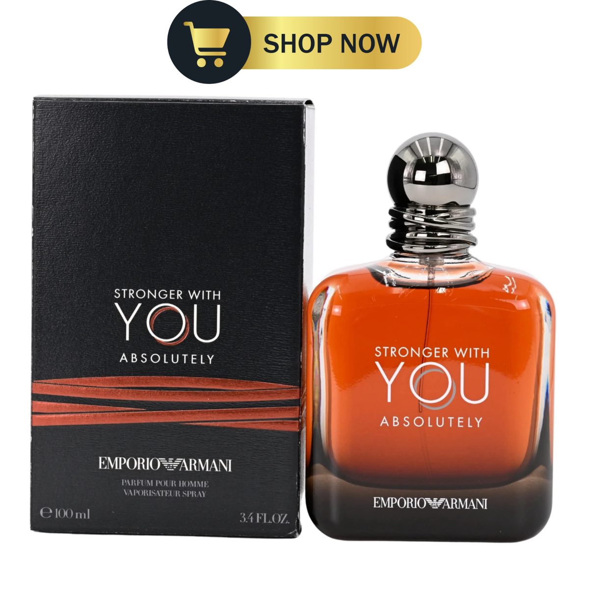 Stronger With You Absolutely by Giorgio Armani men EDP 3.3 / 3.4 