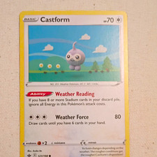 Pokemon TCG Castform 121/198 Chilling Reign Common Regular English Basic 70 HP