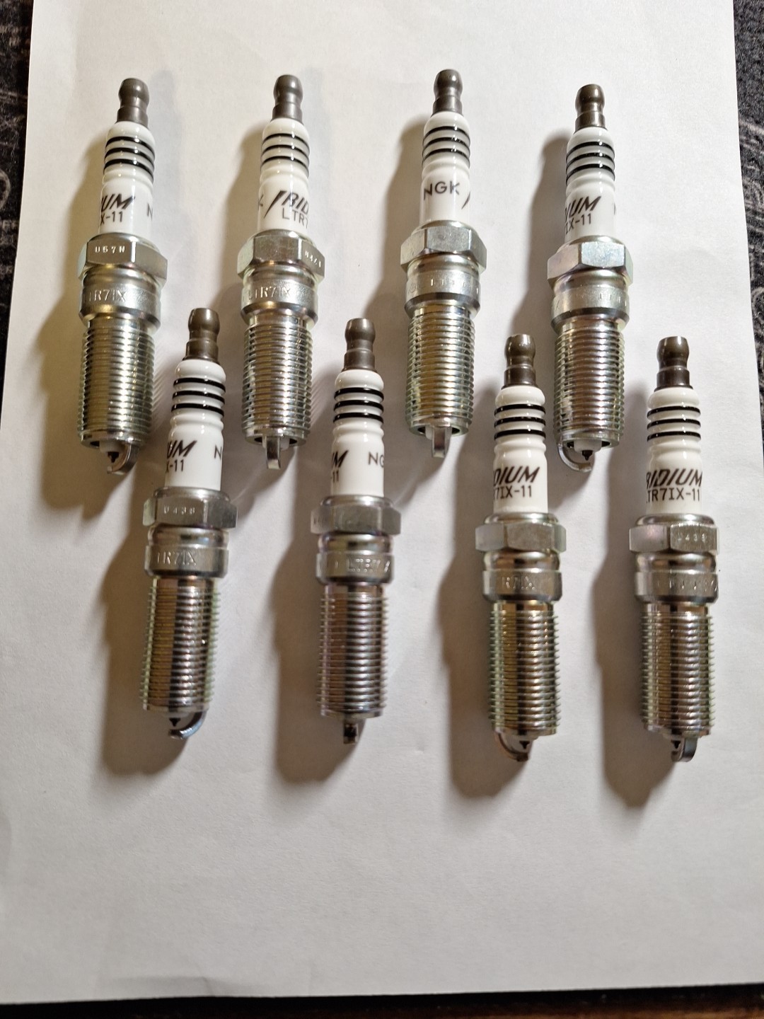 Pack Of 8 Genuine NGK Iridium IX Spark Plugs. LTR7IX-11 6510