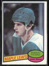 1980-81 O-Pee-Chee Robert Picard #255 Toronto Maple Leafs