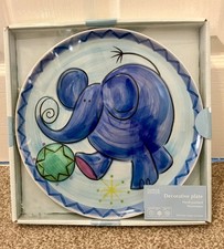 Marks & Spencer Vintage 3D Circus Elephant Decorative Plate *NEW* M&S