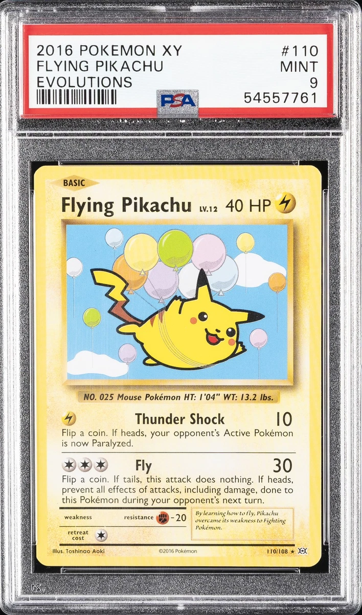 Pikachu Pokémon TCG Evolutions Secret Rare Individual Collectible