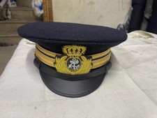 Replica Berretto Capitano Regia Marina Italiana - San Marco RSI 1910 Cappello Ufficiale Marina Militare