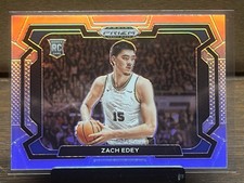 2024 Panini Prizm Draft Picks - Silver Holo Prizm Variations #1 Zach Edey (RC)
