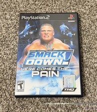WWE SmackDown Here Comes the Pain PlayStation 2 Complete Tested CIB Authentic