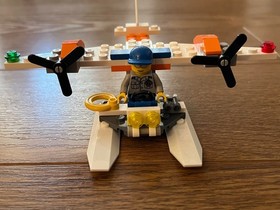 LEGO City Fishing Boat 4642 and Coast Guard Sea Plane 30225