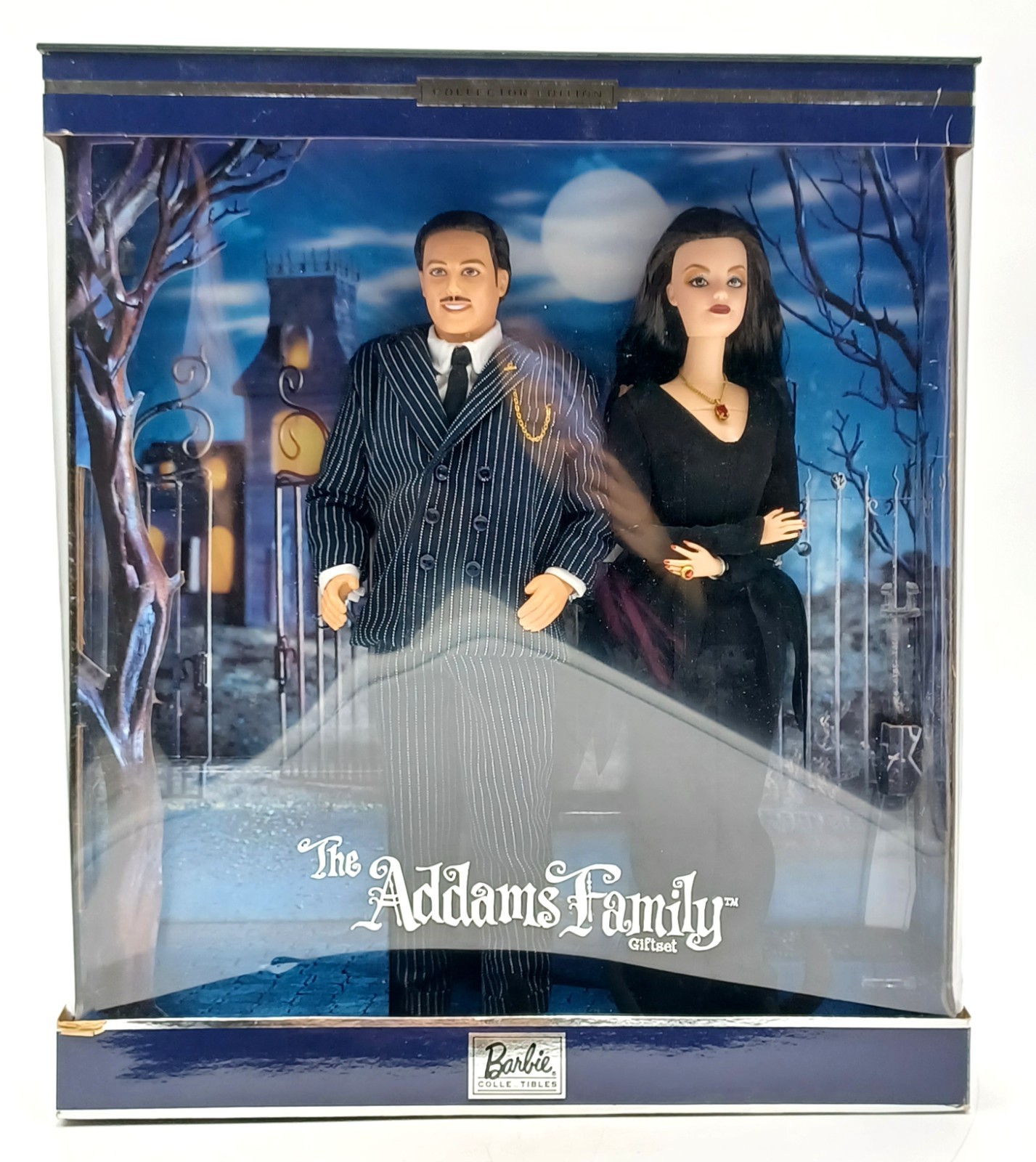 The Addams Family Giftset Barbie & Ken as Morticia & Gomez / Mattel 27276, NrfB
