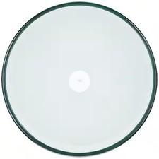 Vigo Glass 17 in. L x 17 in. W x 7 in. H Round Vessel Bathroom Sink VG07074