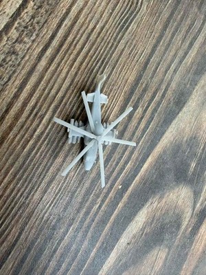 Russian Ka-52 Hokum B Helicopter Model Unpainted 3D Printed 1/350/400/500/700