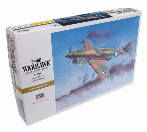 Hasegawa 1/32 P-40E Warhawk Texas Longhorn con Modellino Pilota Drop Tank Model Kit - Foto 3 di 3