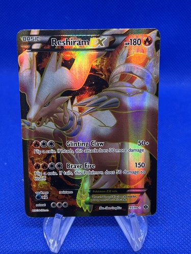 2012 Pokemon Next Destinies Reshiram EX 95/99 Full Art Ultra Rare MP/HP
