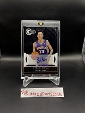 2010-11 Panini Totally Certified Steve Nash Mirror Black Auto #1/1 Autograph