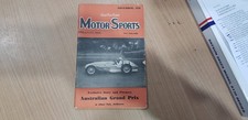 AUSTRALIAN MOTOR SPORTS MAGAZINE NOVEMBER 1953 WOLSELEY 4/44 ALBERT PARK ROB-ROY
