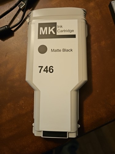 Hp746 MK Matowy czarny 300 ml Wkłady atramentowe (P2V80A) Wkład atramentowy Z6/Z9+ Ploter - Zdjęcie 2 z 3