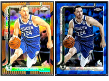 [2] Pat Connaughton 2025-26 Topps Chrome Refractors - Sapphire & Basketball #190