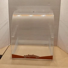 Otis Spunkmeyer Bakery Display Case Countertop Clear Dome Rear Door (no tray)