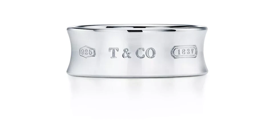 Anillo Tiffany 1837® en plata de ley, mediano - edición vintage 1997, talla 5,5 Foto 2 de 4