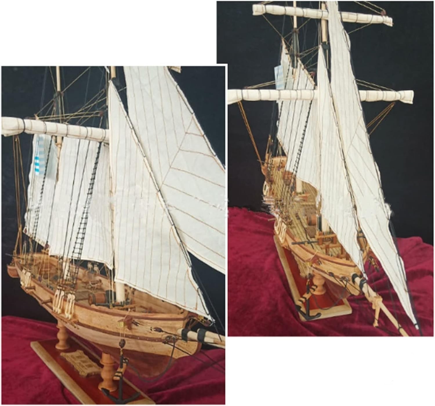 Creative 1:70 Wooden Sailing Model Boat Kit - Perfect Gift for Aspiring ...