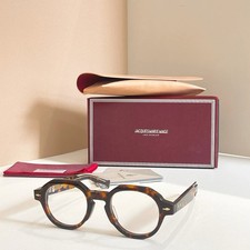 JACQUES MARIE MAGE Round Tortoiseshell Optical Eyeglasses Full Set