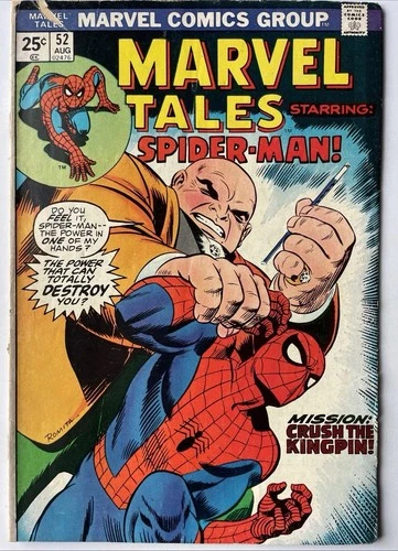 Marvel Tales #52 • Amazing Spider-Man #69 Reprint! Kingpin Cover! (Marvel 1974)