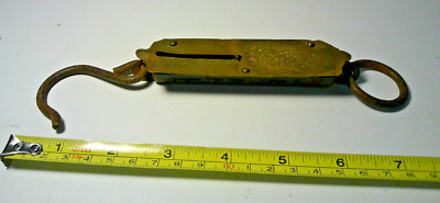 Vintage John Chatillon & Sons Spring Balance Hanging Scale ~ 0-25 ...