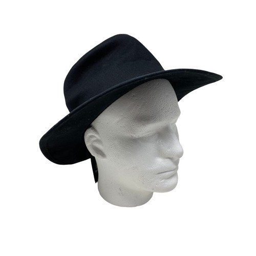 Brixton Womens Size Small Welsey Cotton Fedora Hat Black NEW eBay