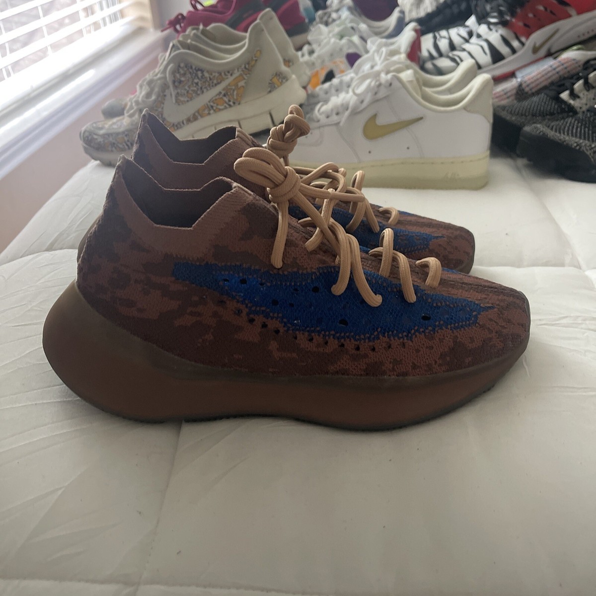 yeezy 380 azure on feet