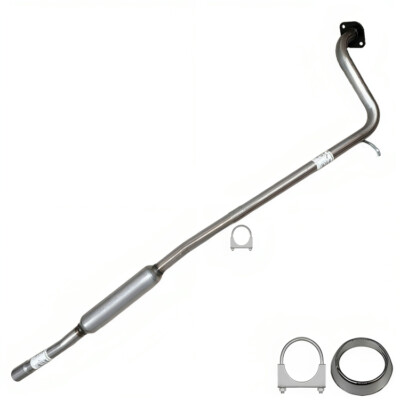 Stainless Steel Exhaust Resonator Pipe fits: 2004-2012 Mitsubishi
