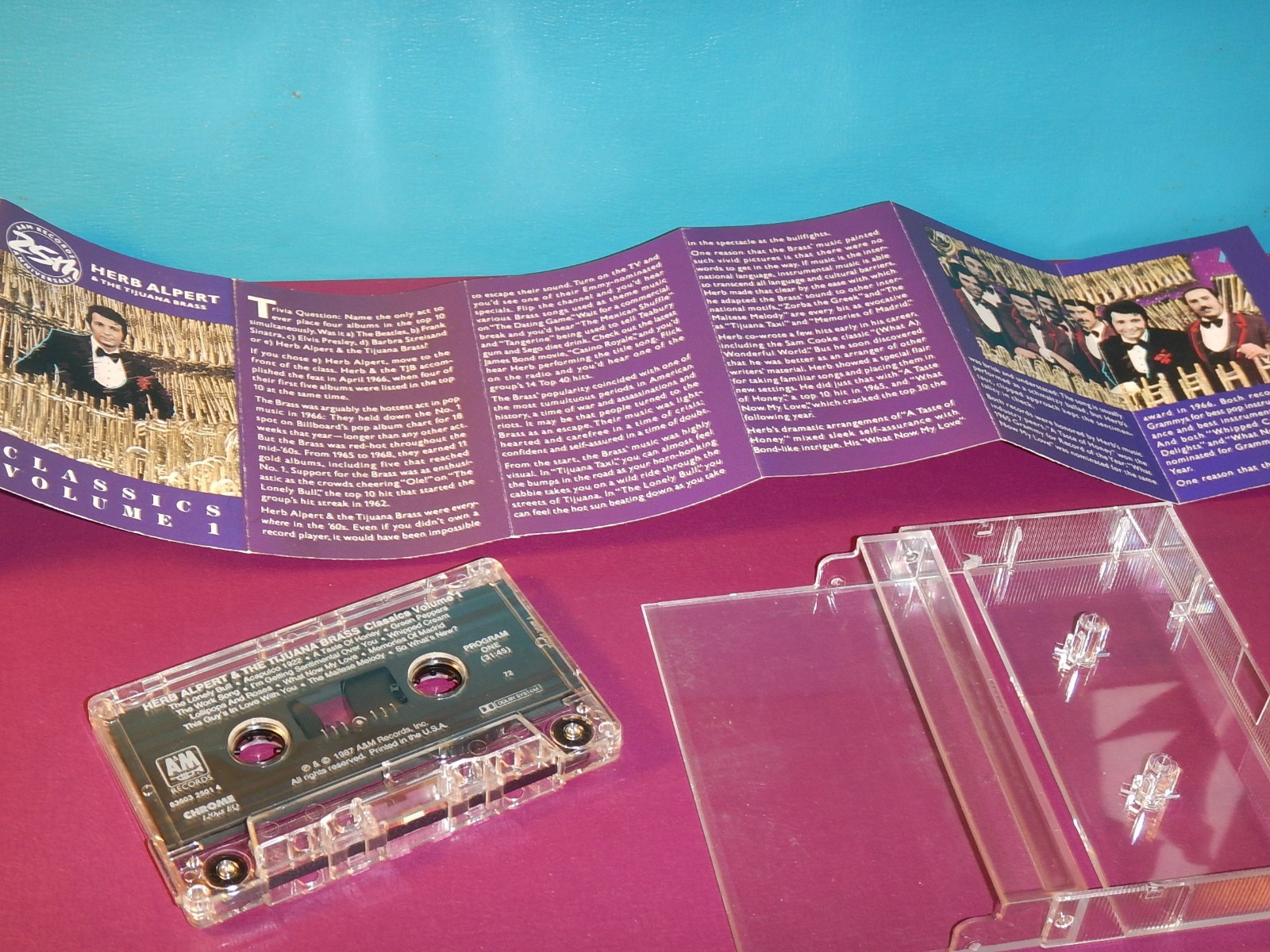 HERB ALPERT & THE TIJUANA BRASS CLASSICS Volume 1 Cassette 25th