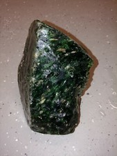 Melted Green Lava Glass Owens-Illinois (Now Corning Glass) Museum Size Quality