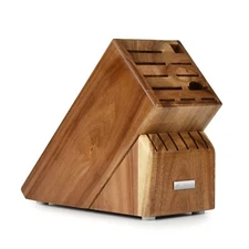 NEW Wusthof 17-Slot Knife Block | Acacia Wood - Sealed In Box