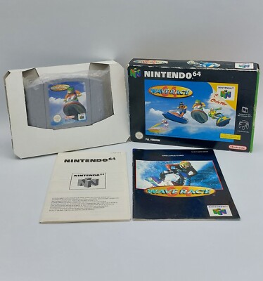 Wave Race 64 Nintendo 64 N64 Spiel PAL Original OVP mit Anleitungen Getestet GUT