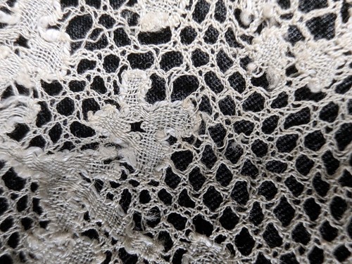 Victorian / Edwardian Antique Fashion Needle ? Lace Collar - Picture 10 of 13