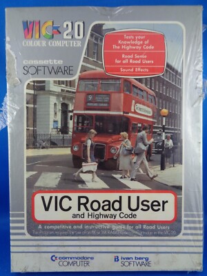 COMMODORE VC-20/VIC-20 -- VIC ROAD USER AND HIGHWAY CODE (IVAN BERG ) # NOS #