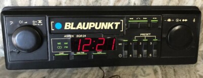 blaupunkt radio/clock wall display-VINTAGE RARE COLLECTIBLE-SHIPS N 24 HOURS