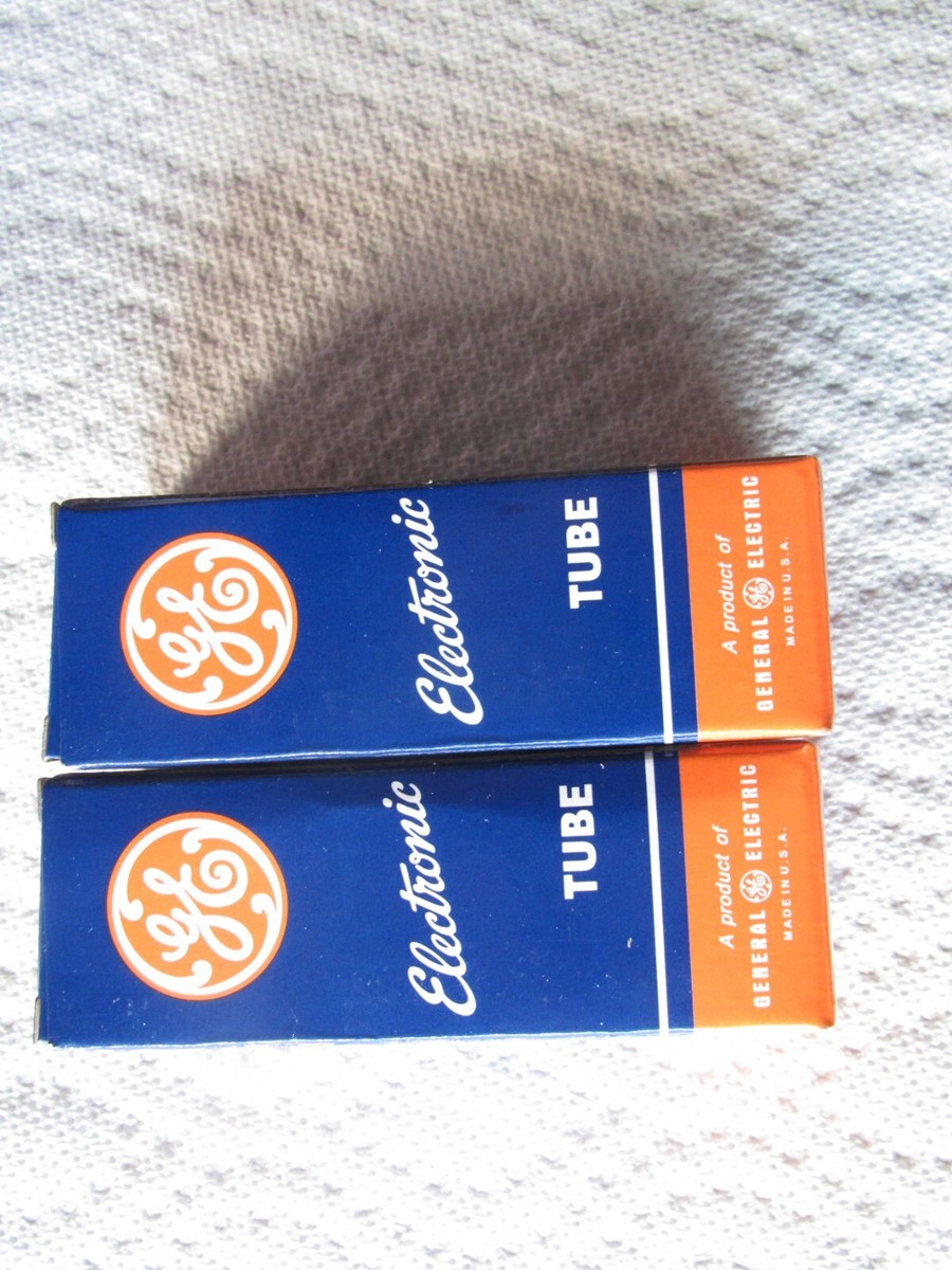 □NEW19202□ GE 6SN7GTB（サイドゲッター、コインベース）新品元箱入