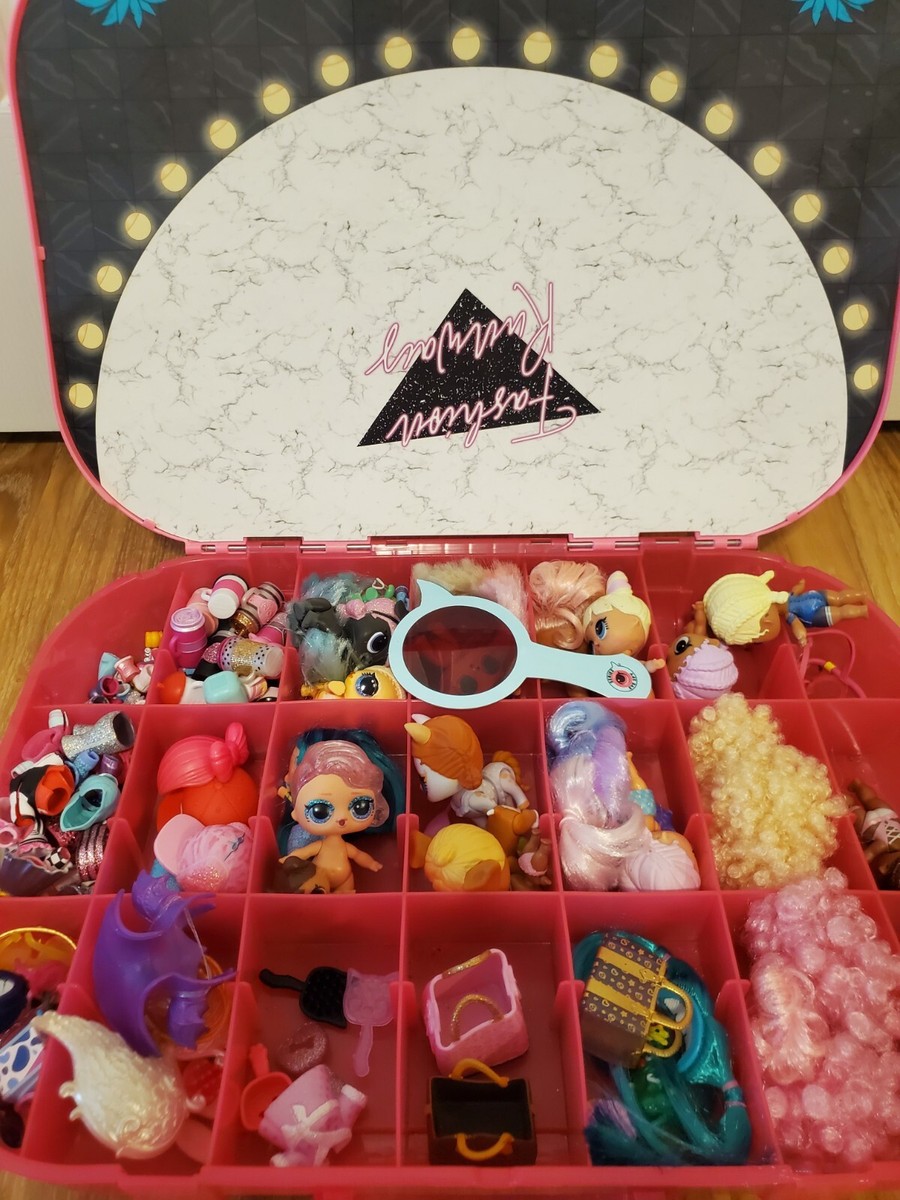 Lol Surprise Dolls And Accessories With Case Lot Of 125