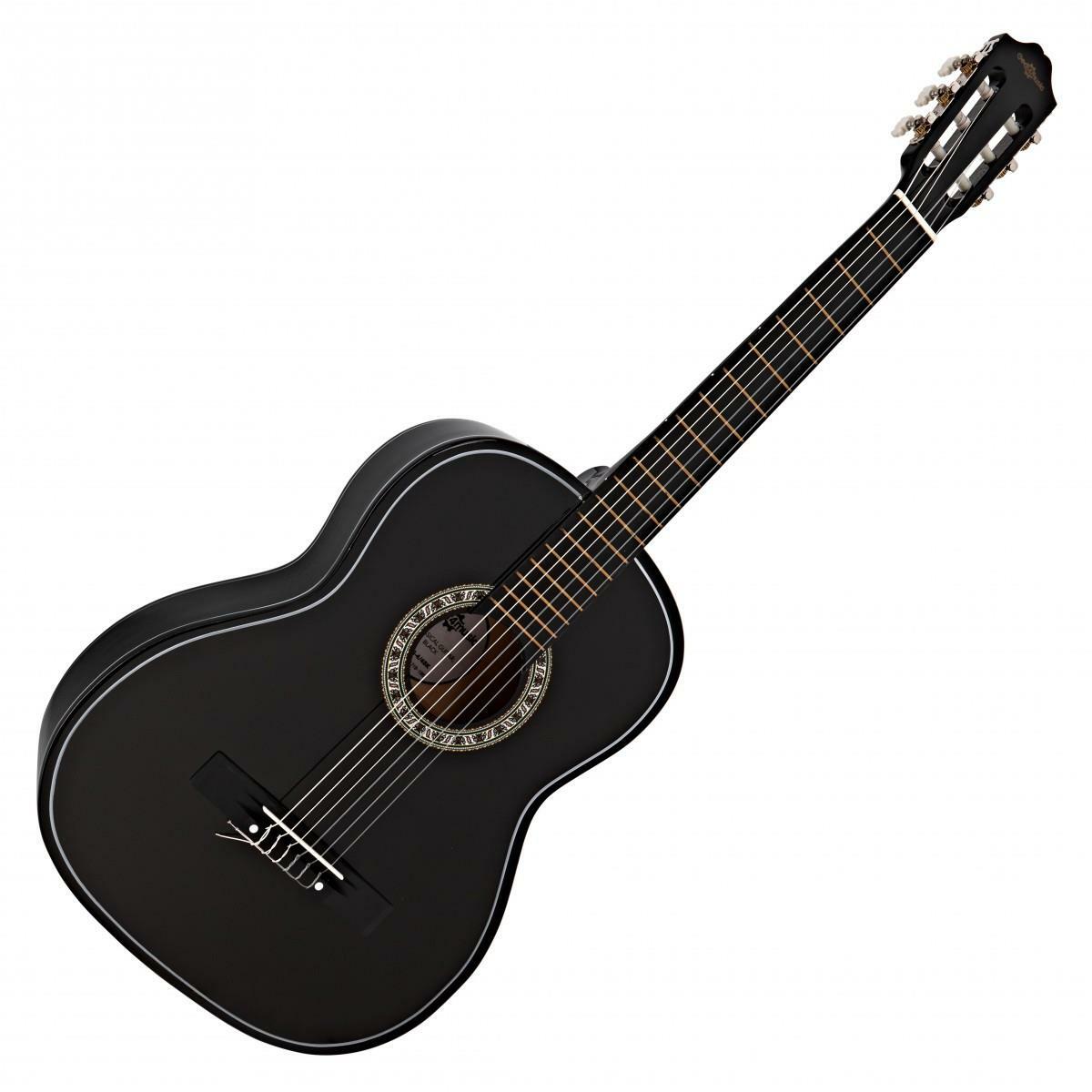 Classical Guitar Black by Gear4music