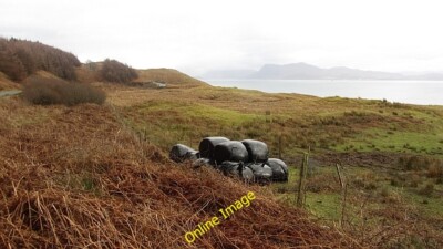 Photo 6x4 Silage bales, An u00c3u0080ird Tormore/NG6101 Improved grazi c2012