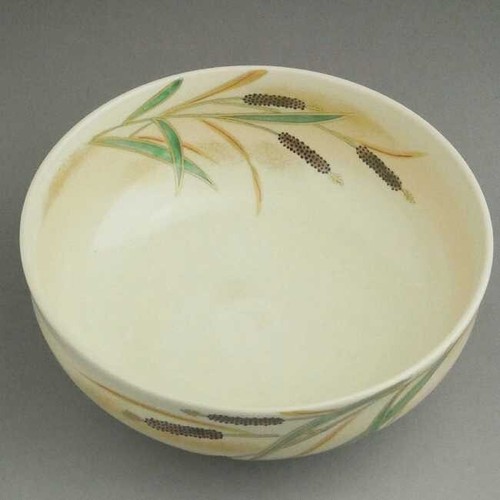 Kyo Kiyomizu yaki ware Chawan Japanese Matcha Flat Tea bowl Waterside Japan F/S - Picture 2 of 6