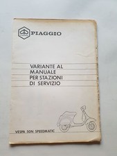 Piaggio VESPA 50 N Speedmatic '89 varianti manuale officina Plurimatic originale