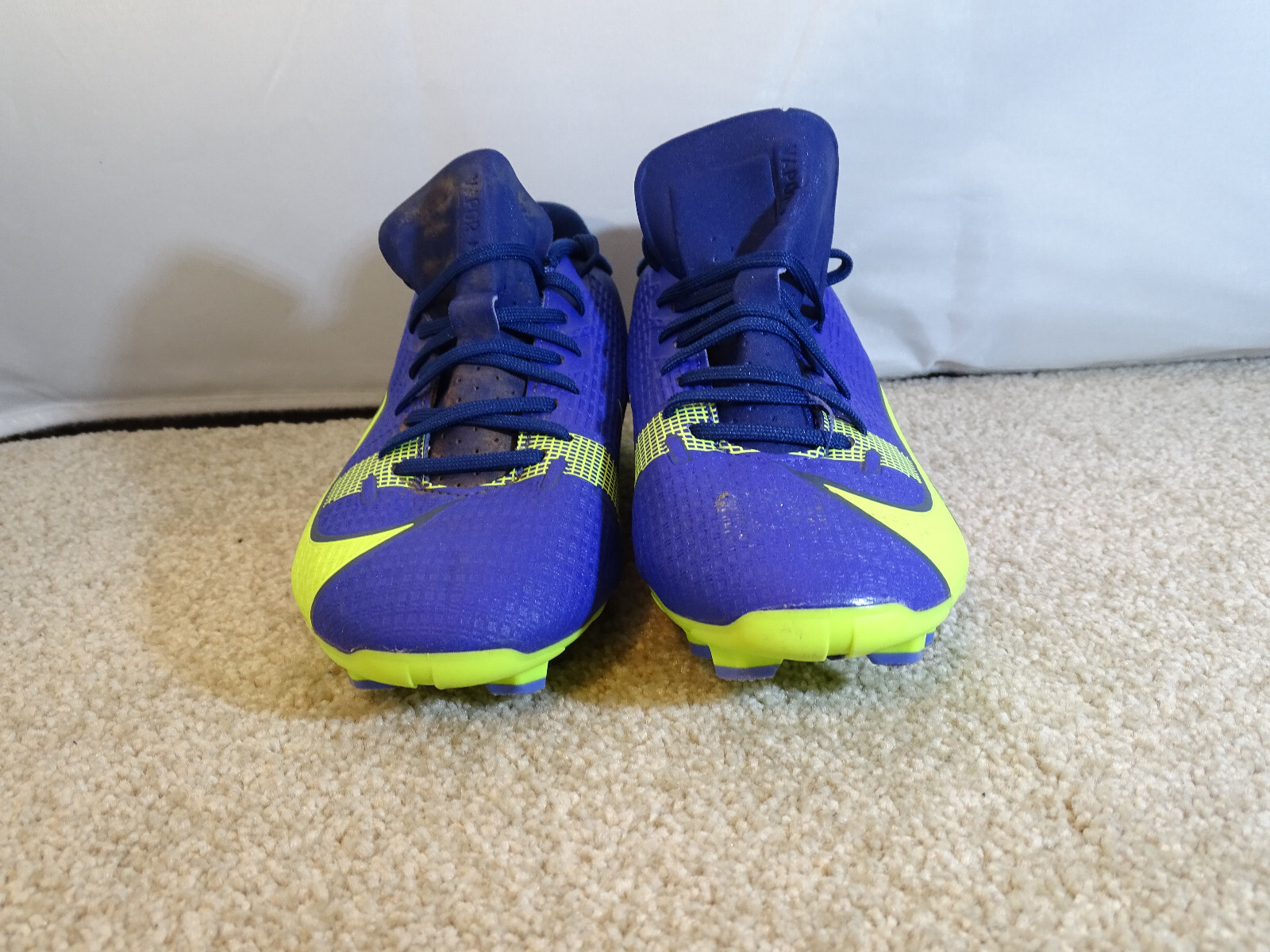 NIKE MERCURIAL VAPOR ACADEMY 14 FG BOYS FOOTBALL BOOTS SIZE UK 2 / EURO