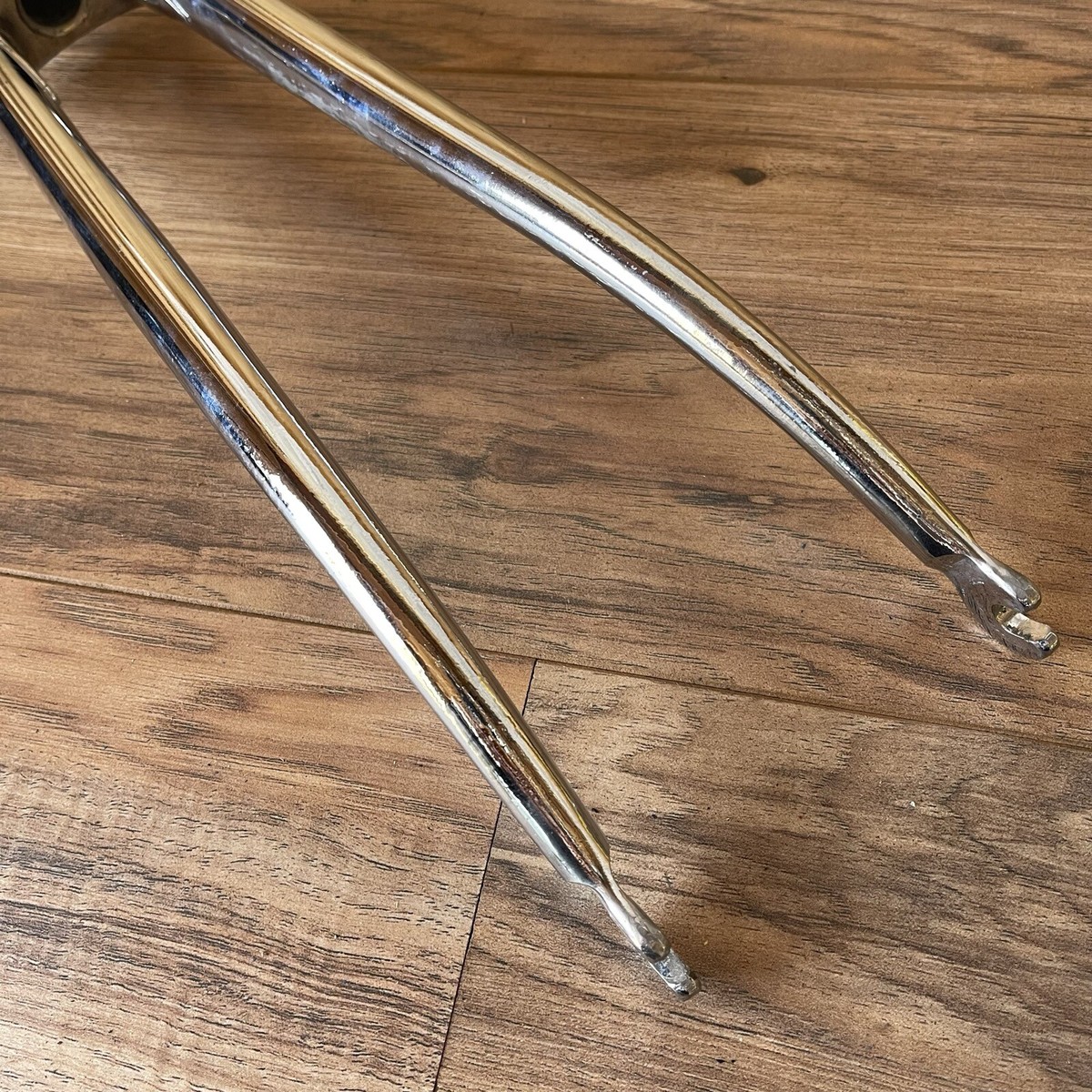 Fourche Avant Vélo Route Torelli Columbus Chromée Filetée - Occasion, 700C, 184 Mm