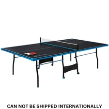 Official Size Indoor Tennis Ping Pong Table 2 Paddles and Balls Included