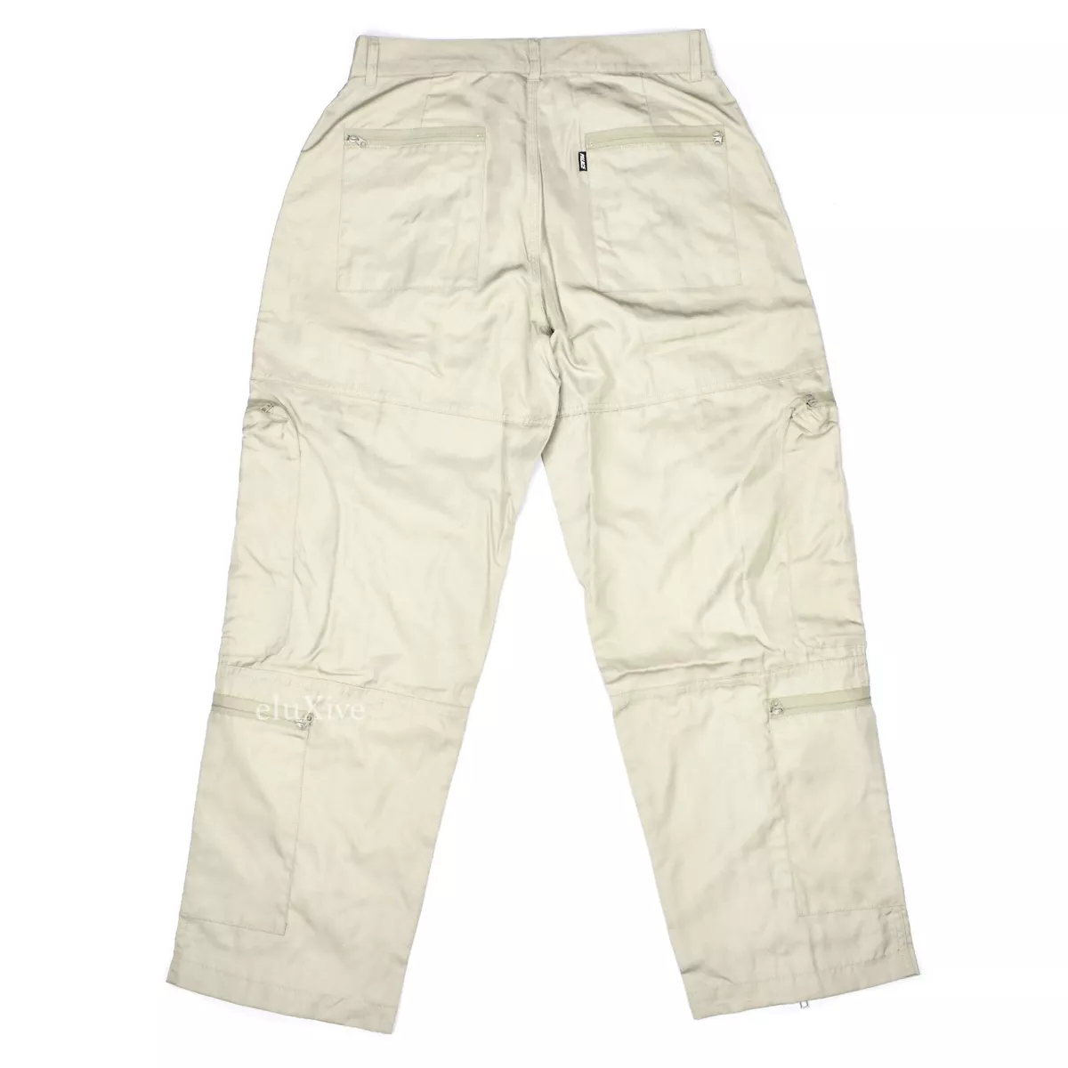 NWT Palace Stone Beige Fl-Aight Nylon Zip Flight Pants Men's 32 SS20 AUTHENTIC