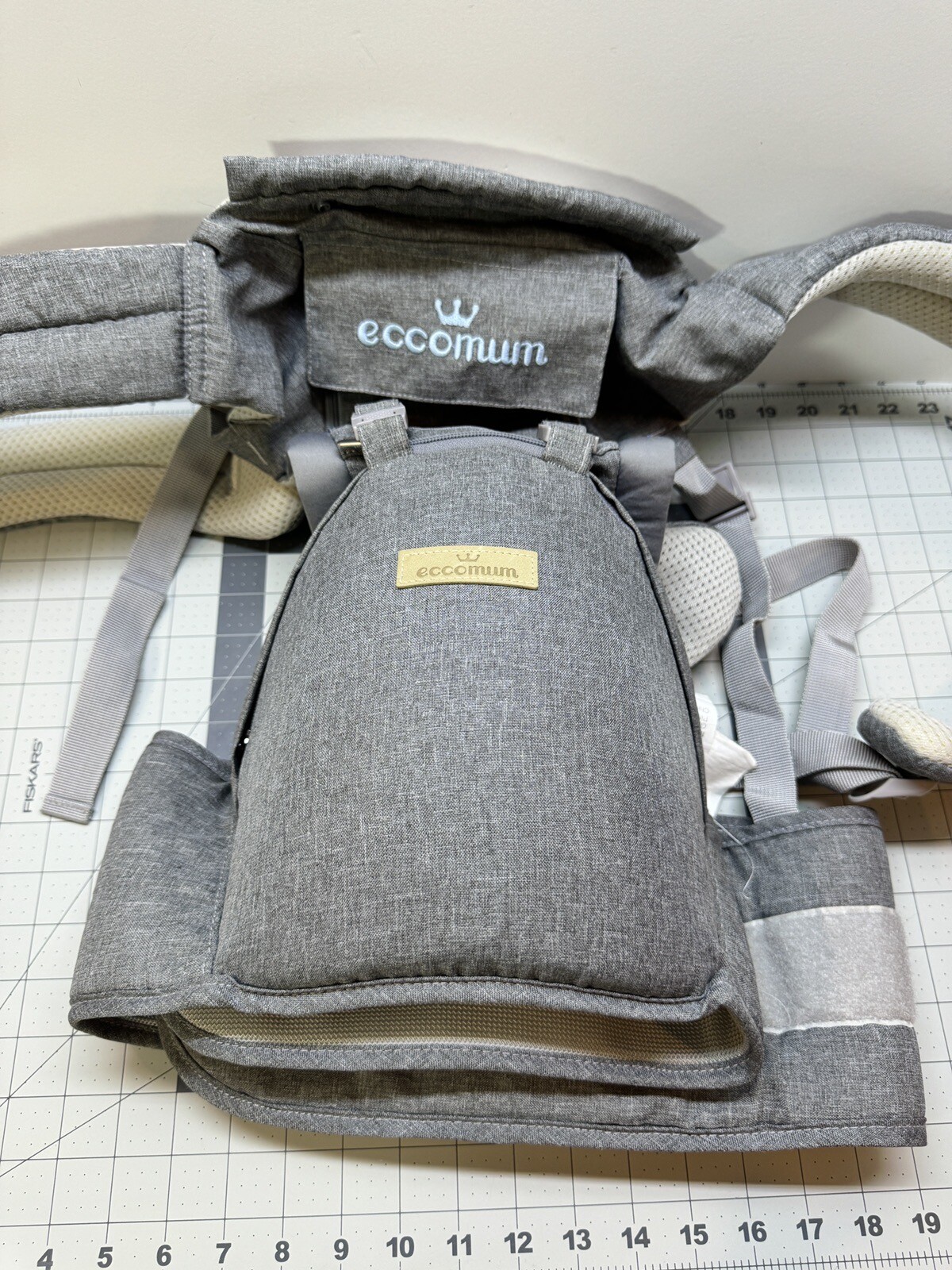 Baby Carrier, Eccomum Multifunction Baby Carrier Hip Seat New / Open Damaged Box-image